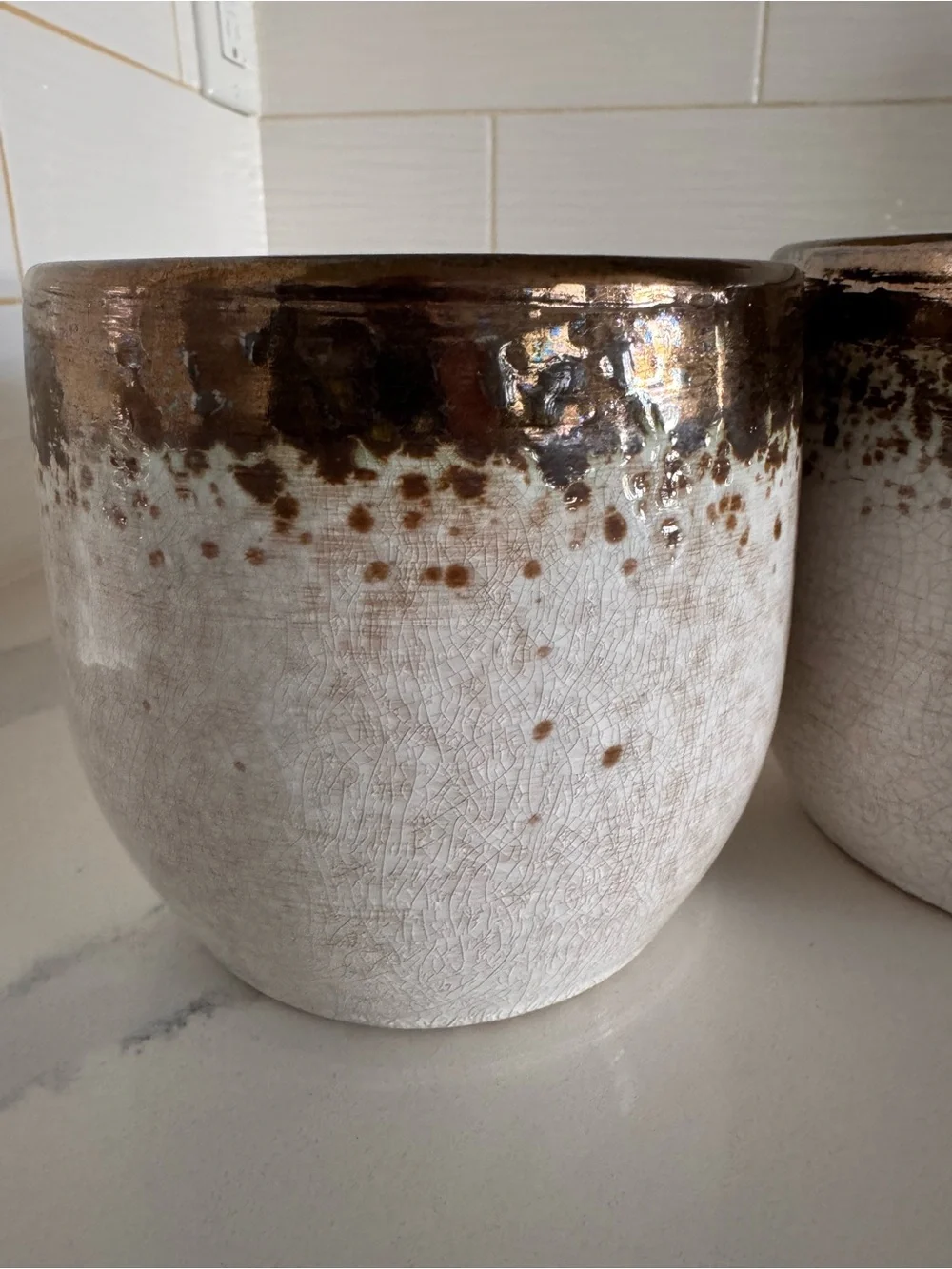 Pottery elegant crackle